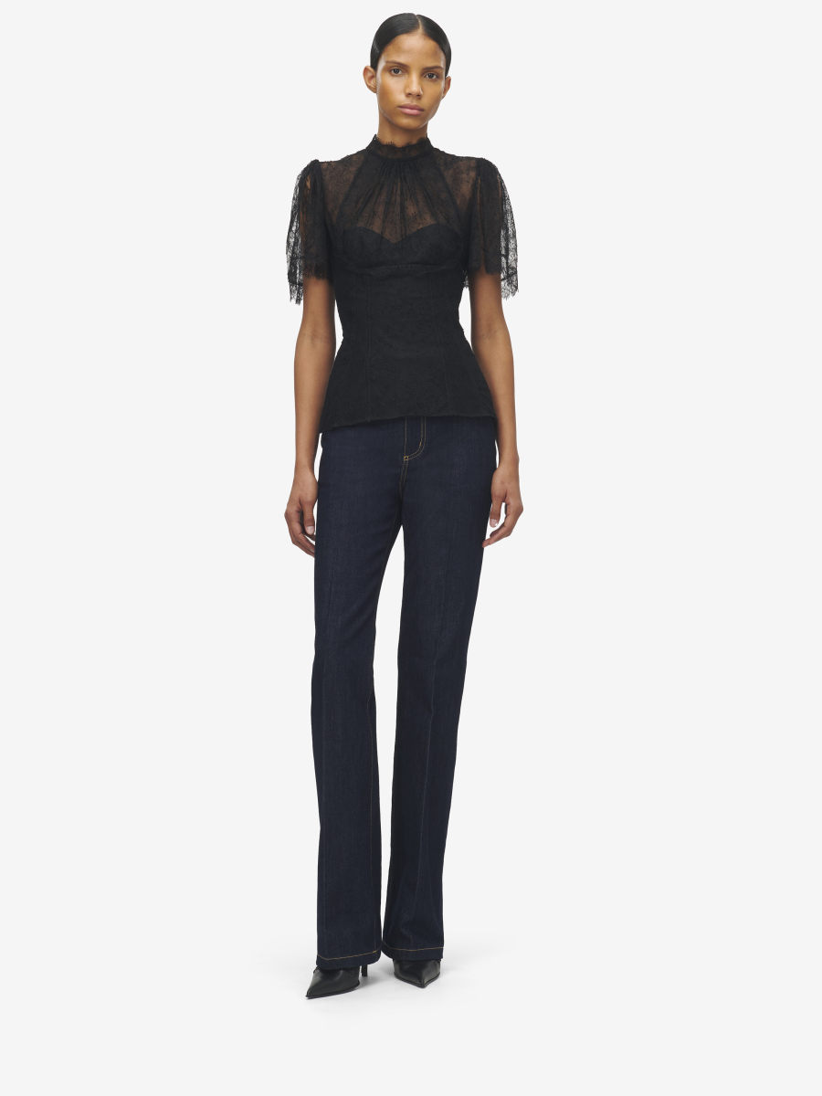 ALEXANDER MCQUEEN - Straight Leg Jeans - Item 843359QMADZ409